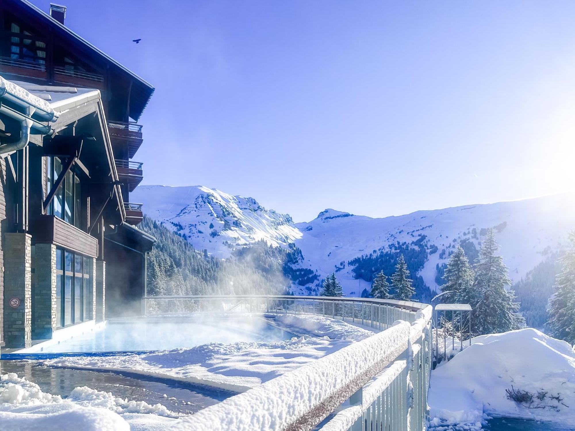 Large one-bedroom apartment, wheelchair adapted, Les Terrasses d'Eos Flaine Buitenkant foto