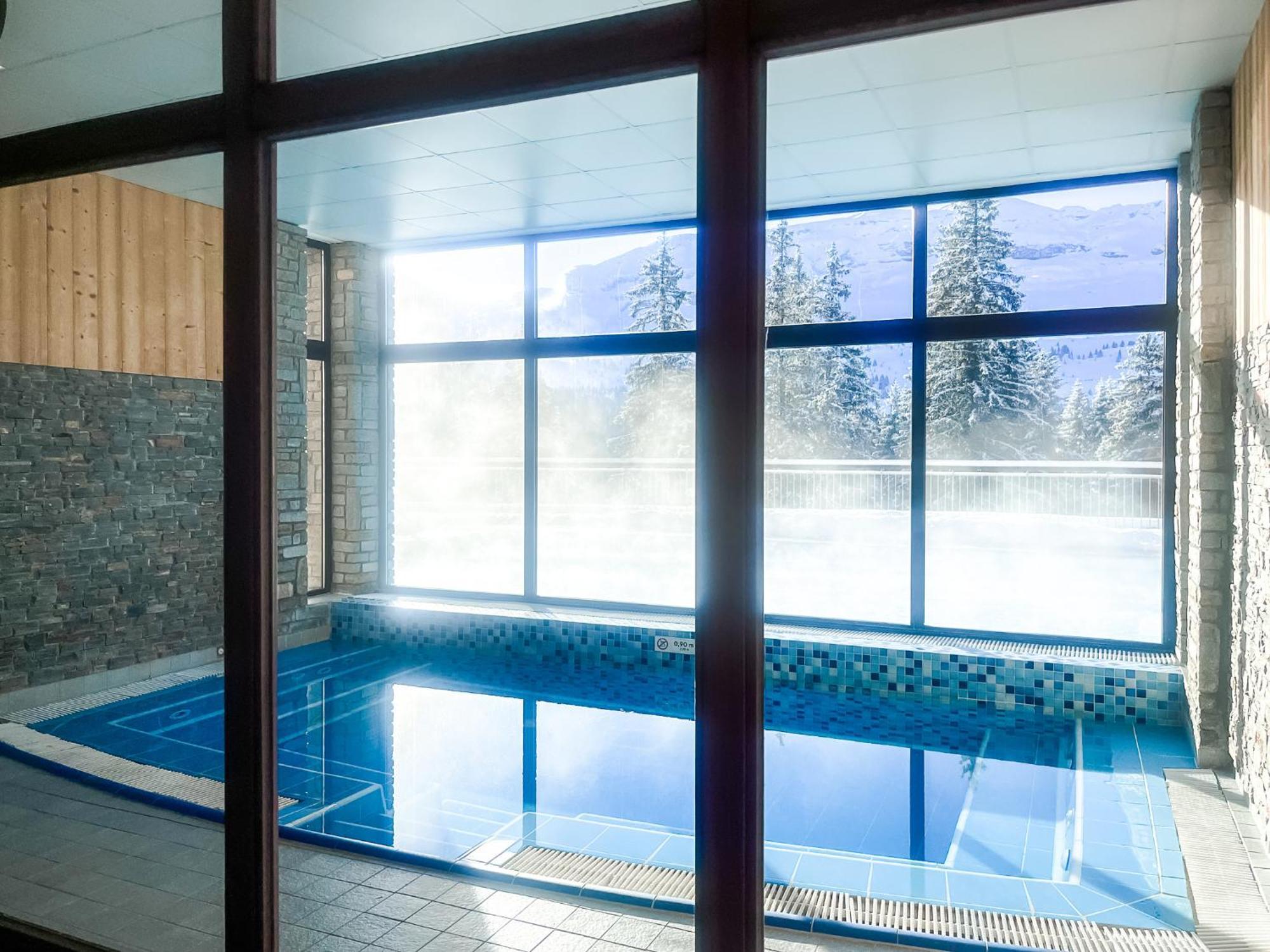 Large one-bedroom apartment, wheelchair adapted, Les Terrasses d'Eos Flaine Buitenkant foto