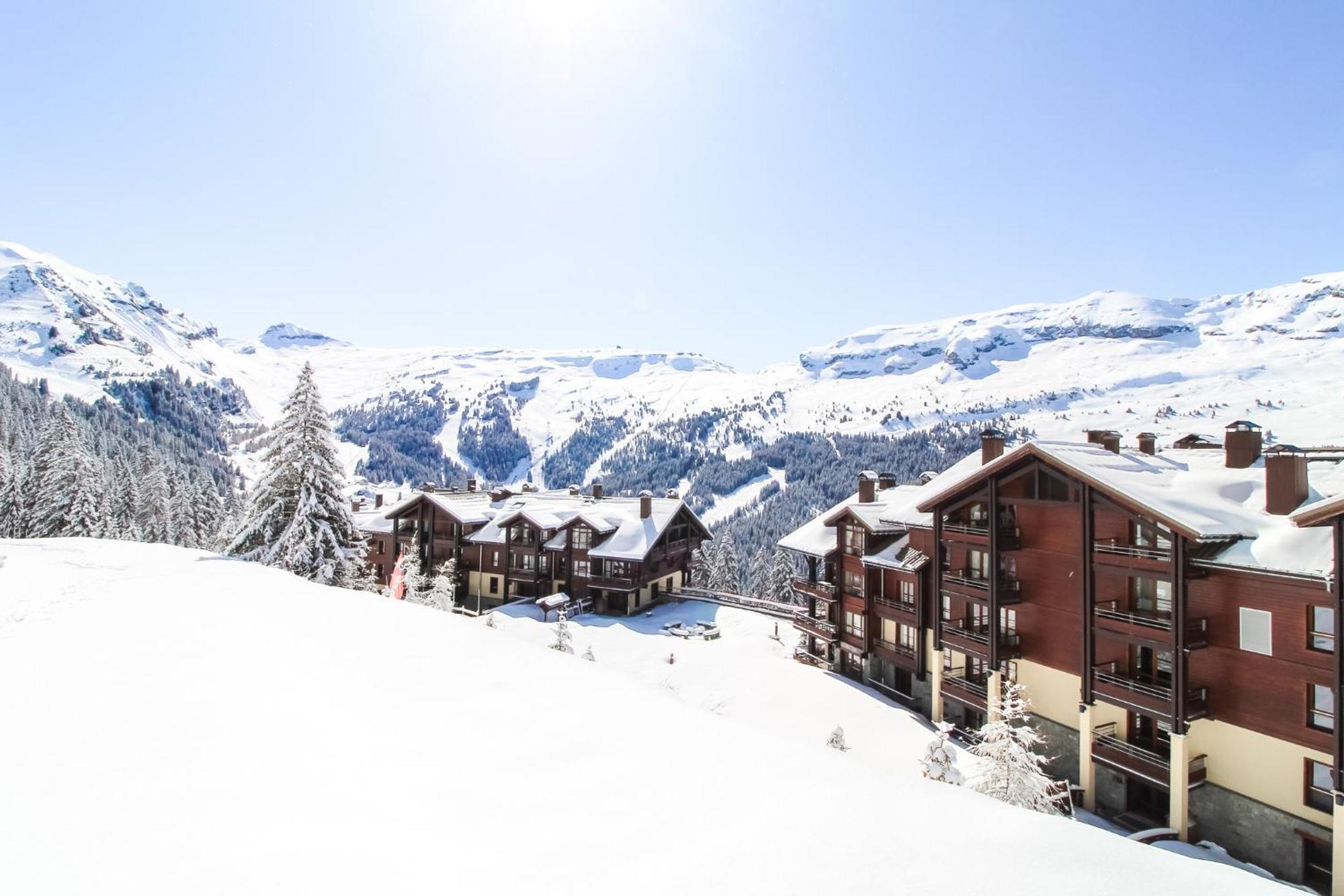 Large one-bedroom apartment, wheelchair adapted, Les Terrasses d'Eos Flaine Buitenkant foto