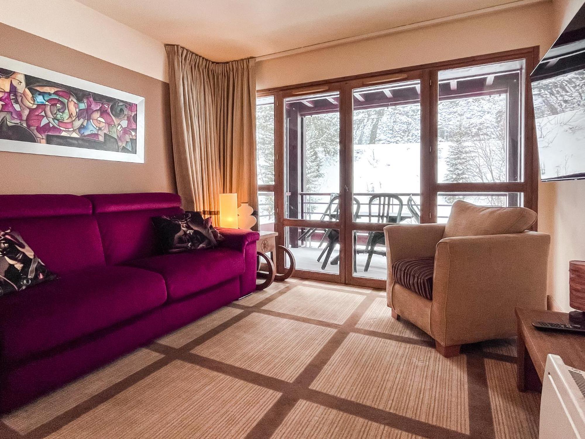 Large one-bedroom apartment, wheelchair adapted, Les Terrasses d'Eos Flaine Buitenkant foto