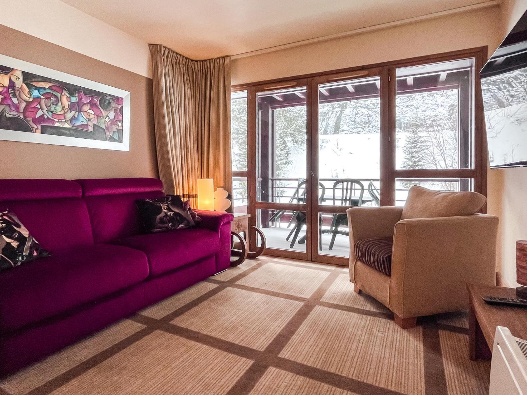 Large one-bedroom apartment, wheelchair adapted, Les Terrasses d'Eos Flaine Buitenkant foto