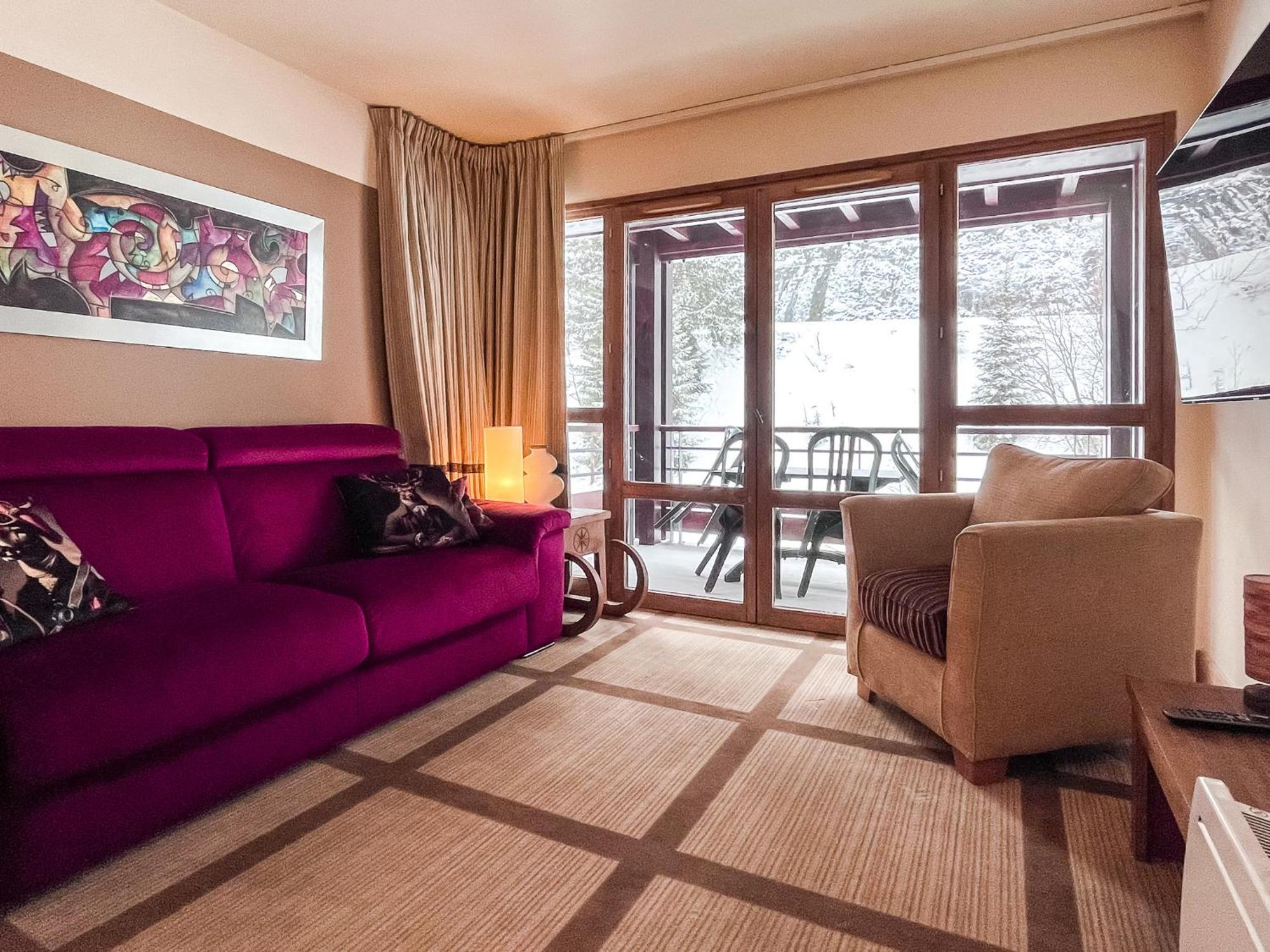 Large one-bedroom apartment, wheelchair adapted, Les Terrasses d'Eos Flaine Buitenkant foto