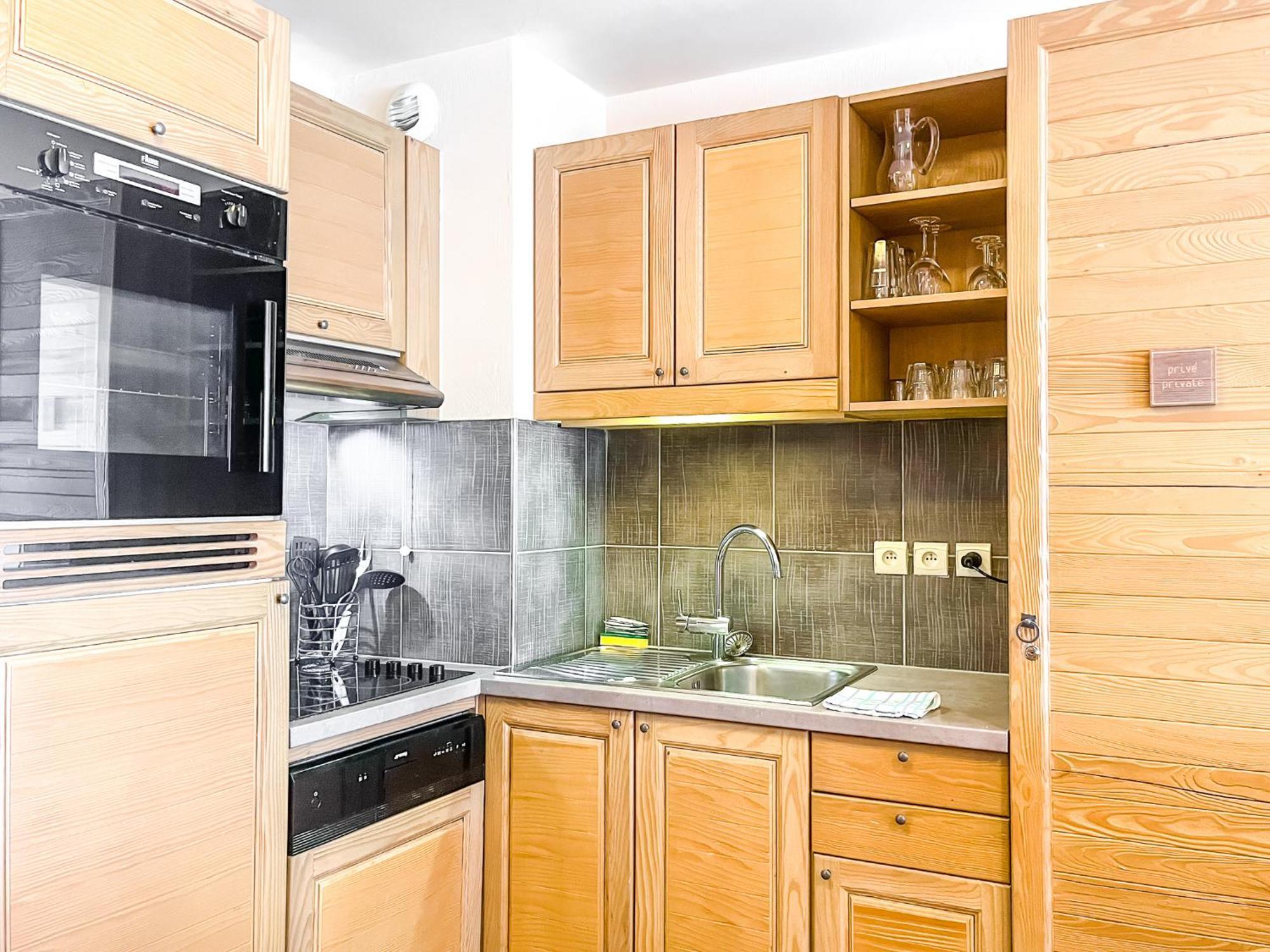 Large one-bedroom apartment, wheelchair adapted, Les Terrasses d'Eos Flaine Buitenkant foto