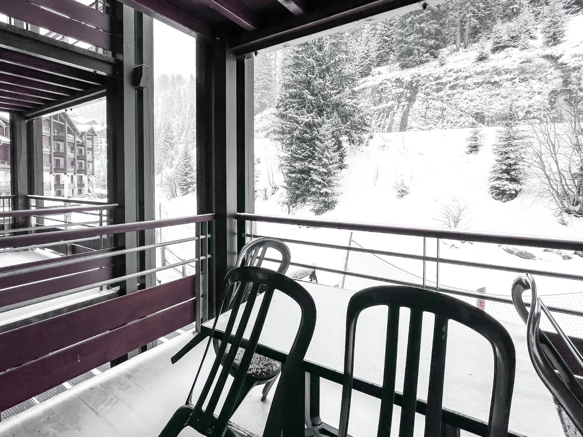 Large one-bedroom apartment, wheelchair adapted, Les Terrasses d'Eos Flaine Buitenkant foto