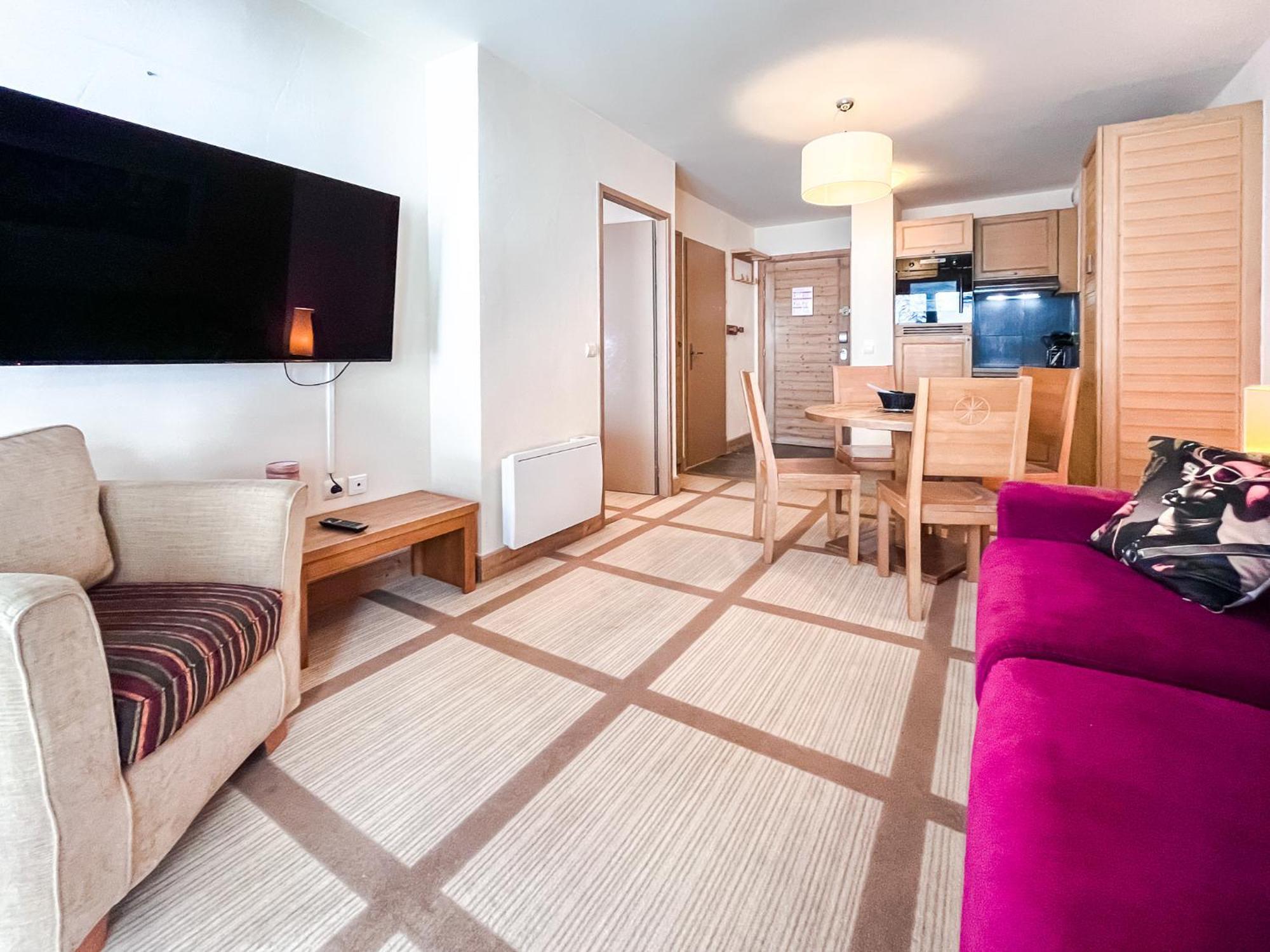 Large one-bedroom apartment, wheelchair adapted, Les Terrasses d'Eos Flaine Buitenkant foto