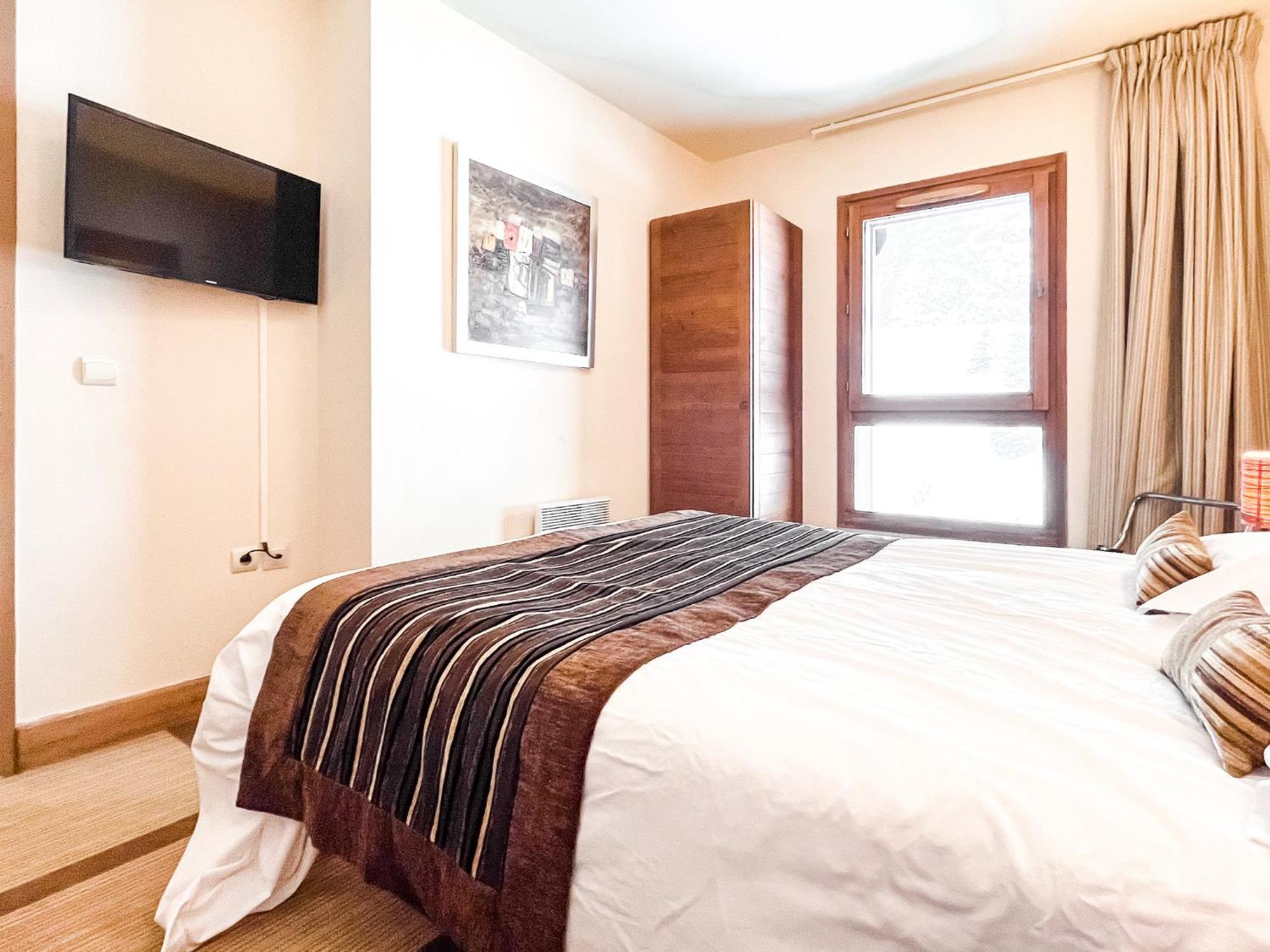 Large one-bedroom apartment, wheelchair adapted, Les Terrasses d'Eos Flaine Buitenkant foto
