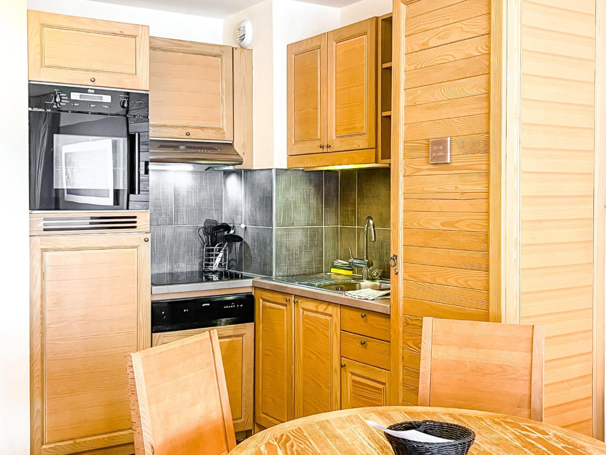 Large one-bedroom apartment, wheelchair adapted, Les Terrasses d'Eos Flaine Buitenkant foto