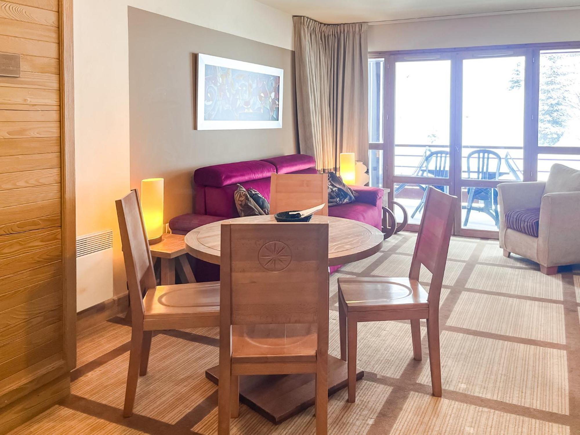 Large one-bedroom apartment, wheelchair adapted, Les Terrasses d'Eos Flaine Buitenkant foto