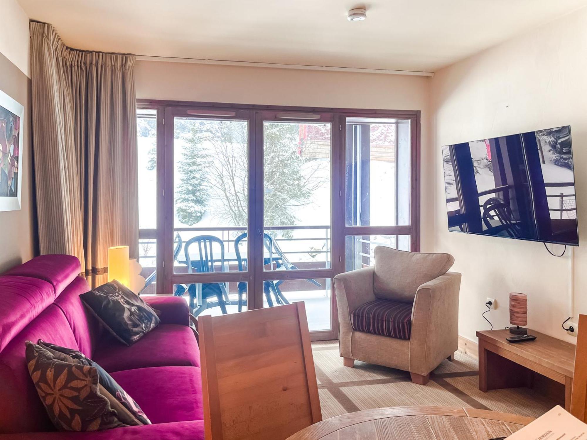 Large one-bedroom apartment, wheelchair adapted, Les Terrasses d'Eos Flaine Buitenkant foto
