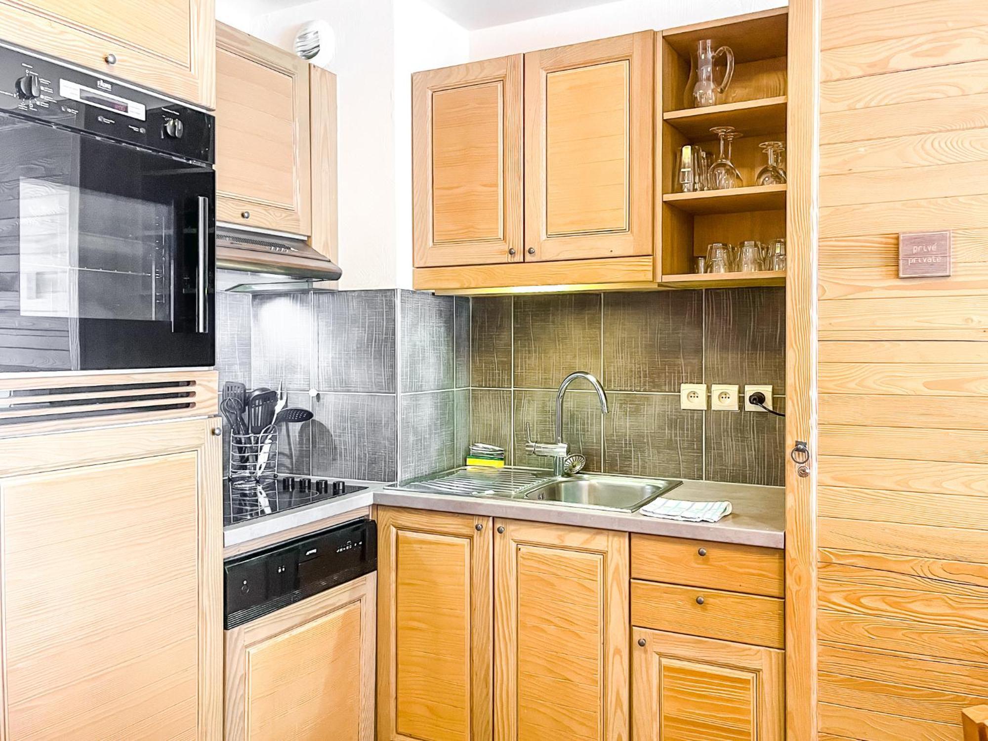Large one-bedroom apartment, wheelchair adapted, Les Terrasses d'Eos Flaine Buitenkant foto